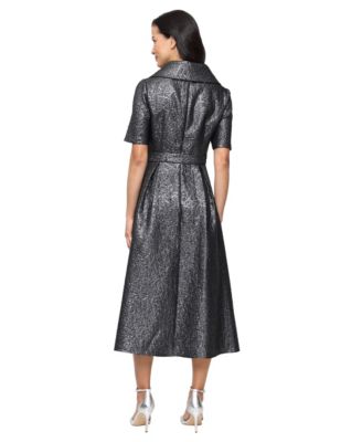 Petite Textured A-Line Dress