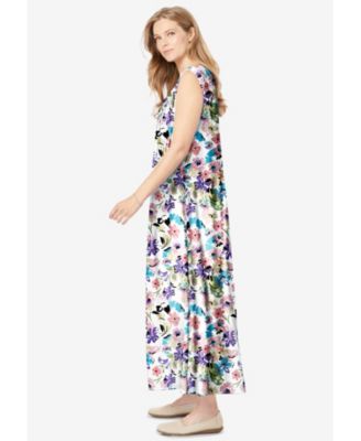 Petite Plus Within Pintucked Sleeveless Dress