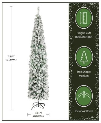 National Tree Acacia Artificial Christmas Tree, 7.5 ft.