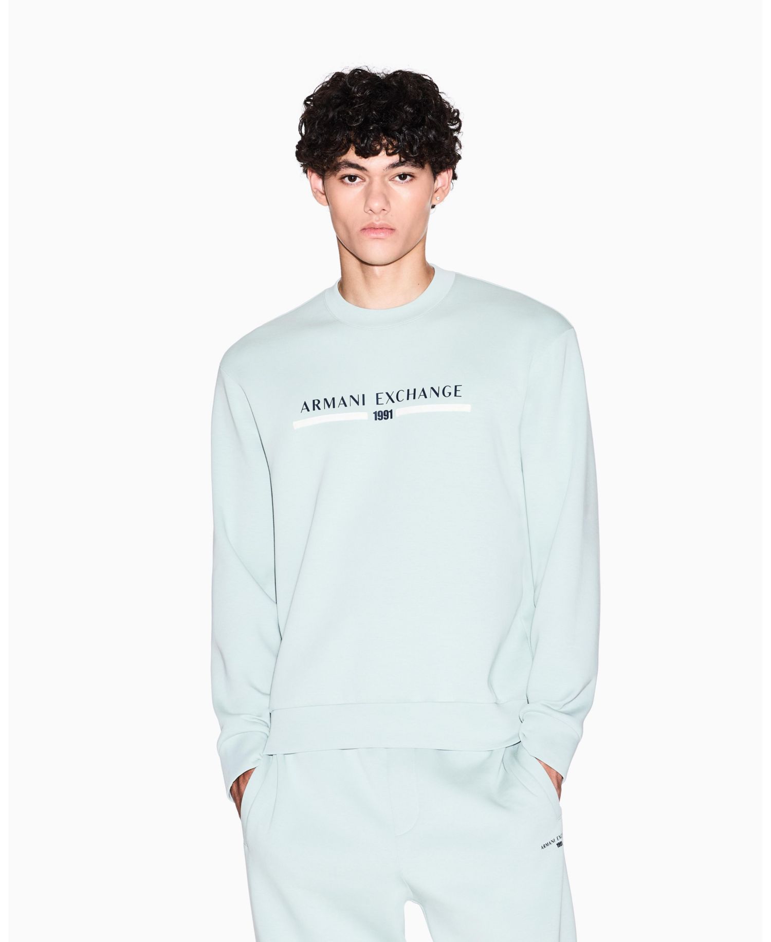 Men's Center Graphic Crewneck Sweatshirt
