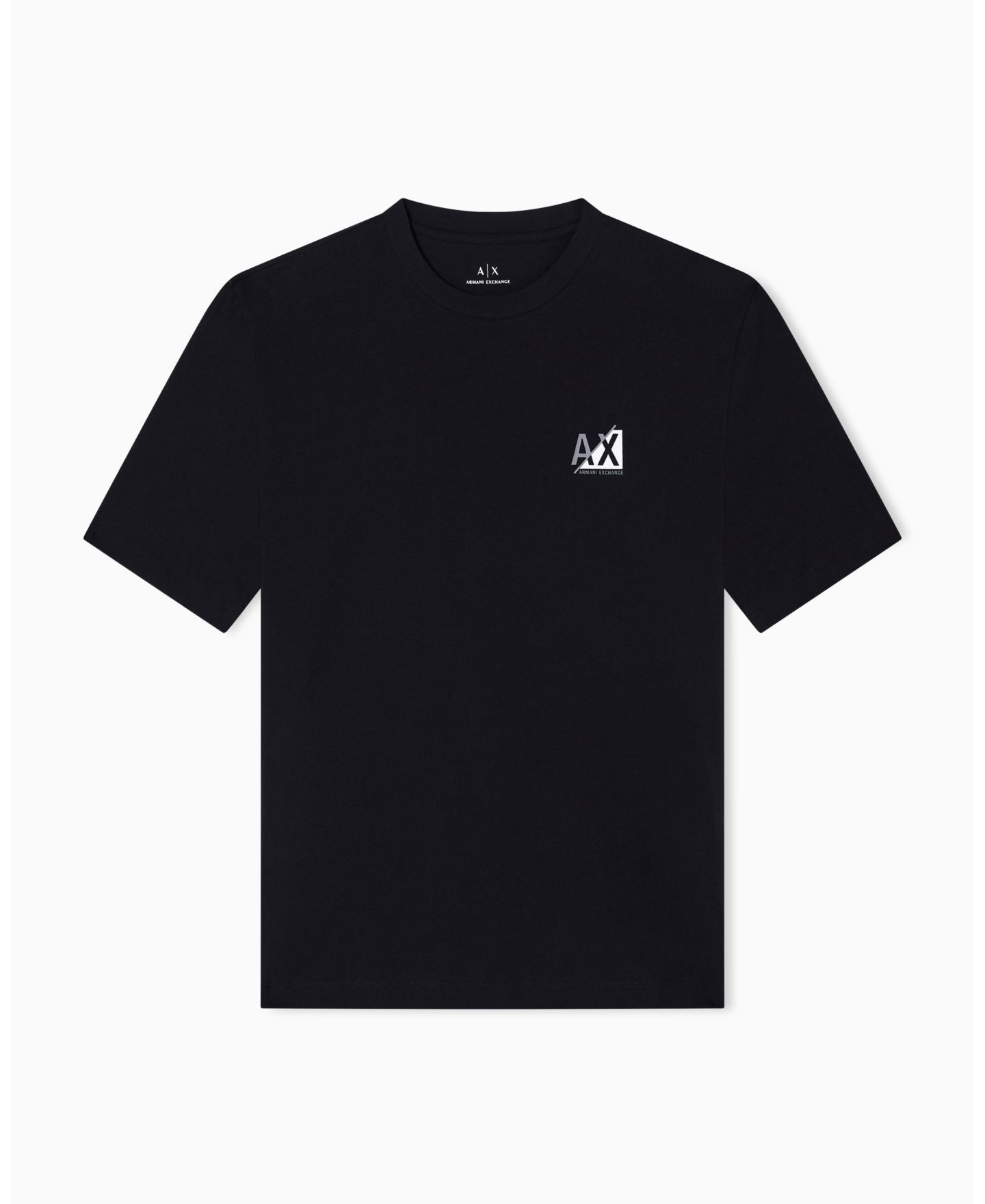 Мужская футболка A|X Armani Exchange AX Badge, цвет: Чёрный — фото 5