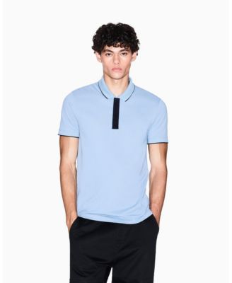 Men's Grosgrain Logo Polo Shirt