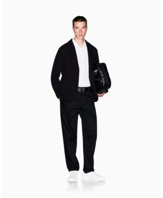 Men's Mercerized Cotton Jacquard Logo Polo Shirt