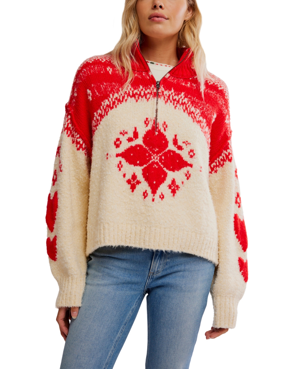 Free People Women's Mythical Long-Sleeve Turtle Neck Sweater