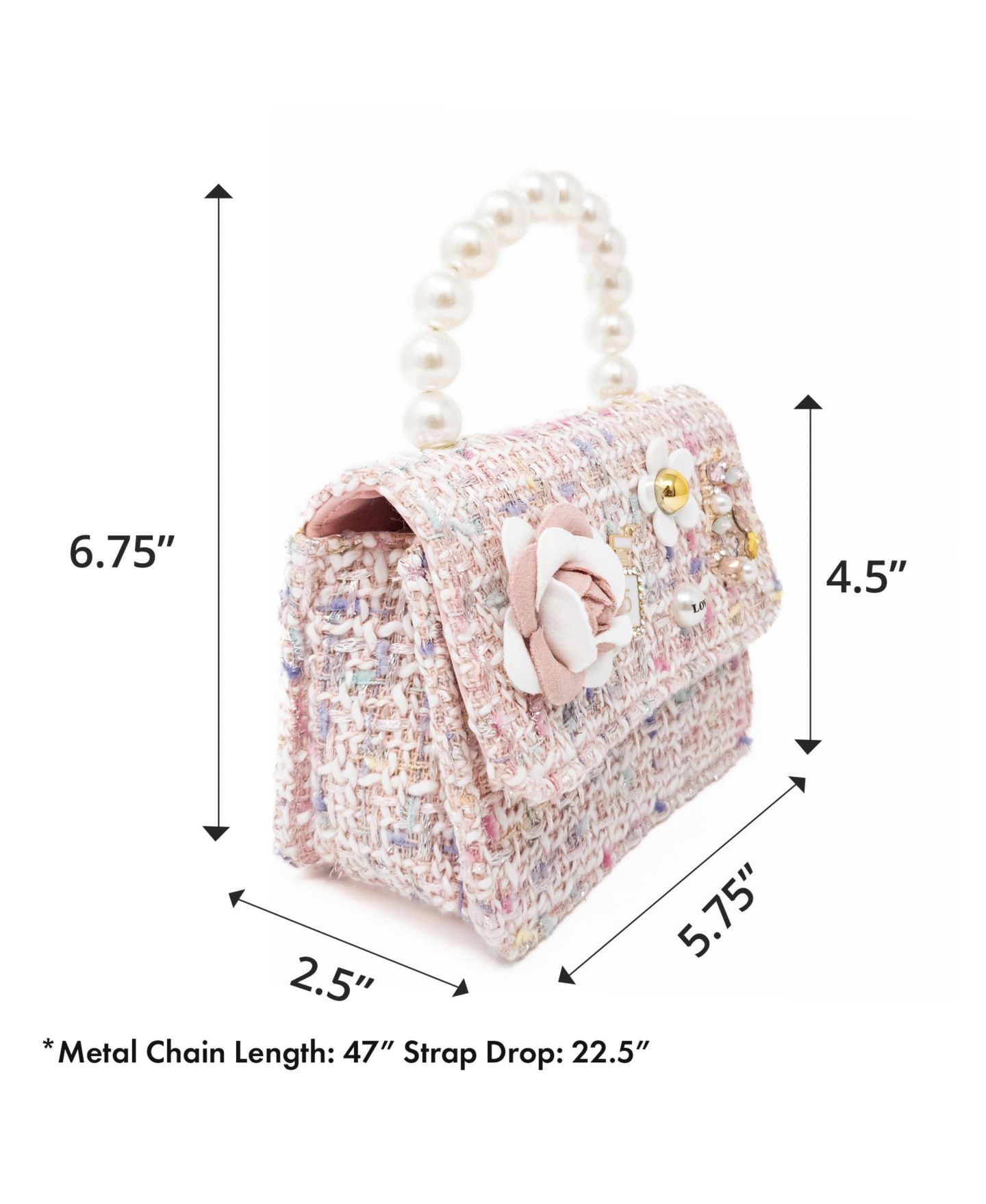 Сумка Puttisu Petite Bloom Handbag для девочек, цвет: Пастельный — фото 3