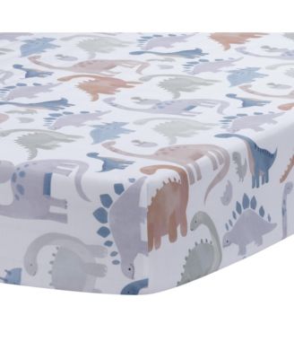 Dino-Might 100% Cotton Dinosaur Baby/Toddler Fitted Crib Sheet