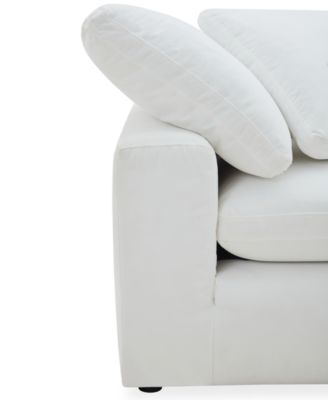 Fog 6-Pc. Fabric L-Sectional Ottoman End Sofa Set