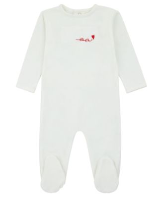 Baby Muslin Patch Cotton Layette Footie