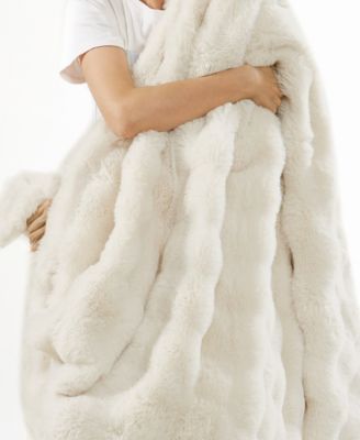 Bubble Faux Fur 2-Pc. Comforter Set, Twin/Twin XL