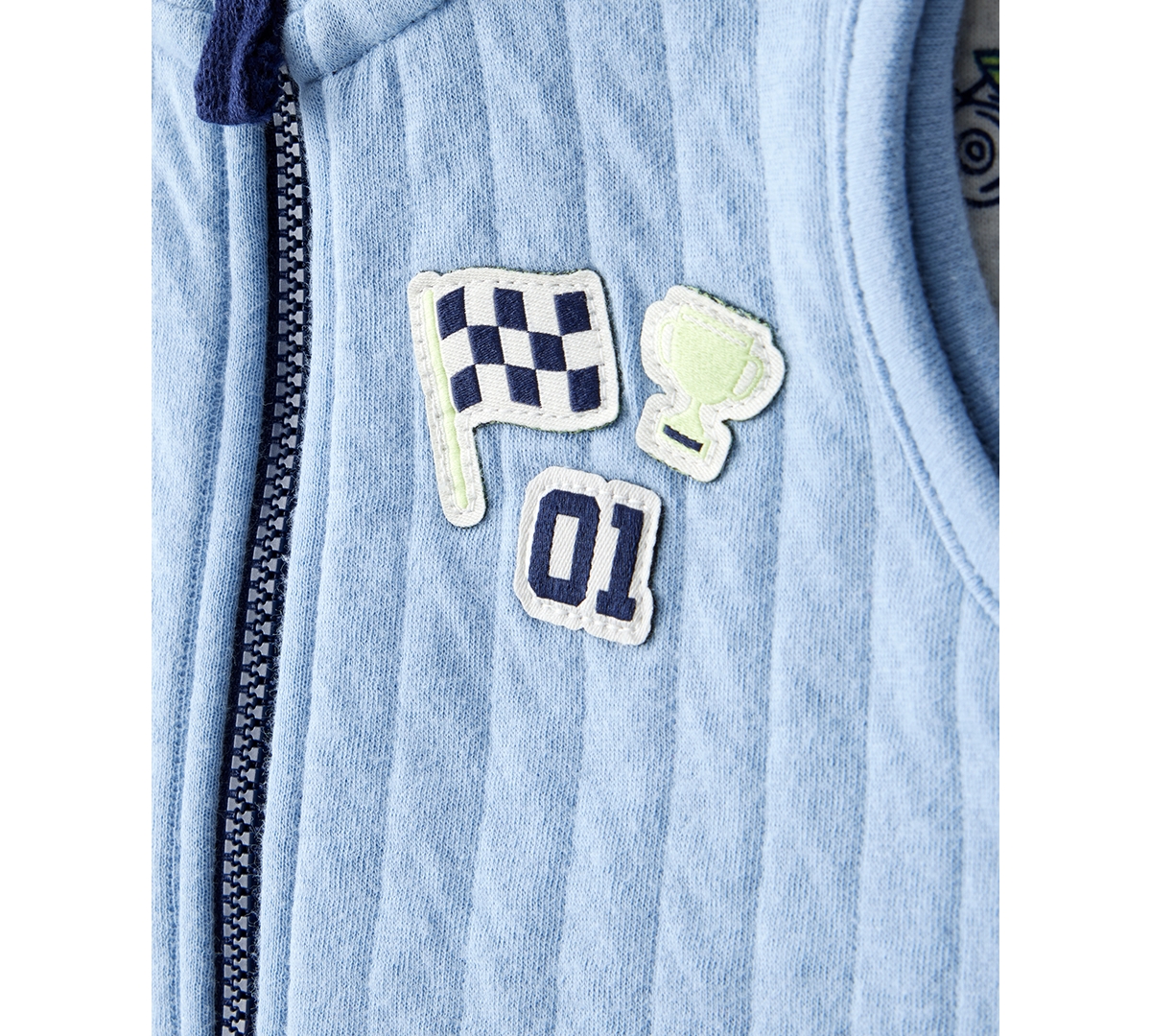 Carter's Baby Boys 3-Piece Race Car Quilted Sleeveless Vest, Bodysuit and Pants Set