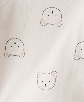 Baby Boys' Bear Long-Sleeve T-Shirt and Overall, 2-Piece Set