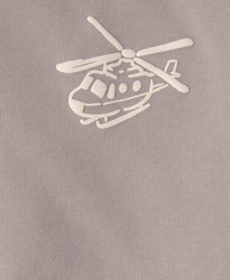 Baby Boys' Helicopter Print Sweatshirt and Pants, 2-Piece Set