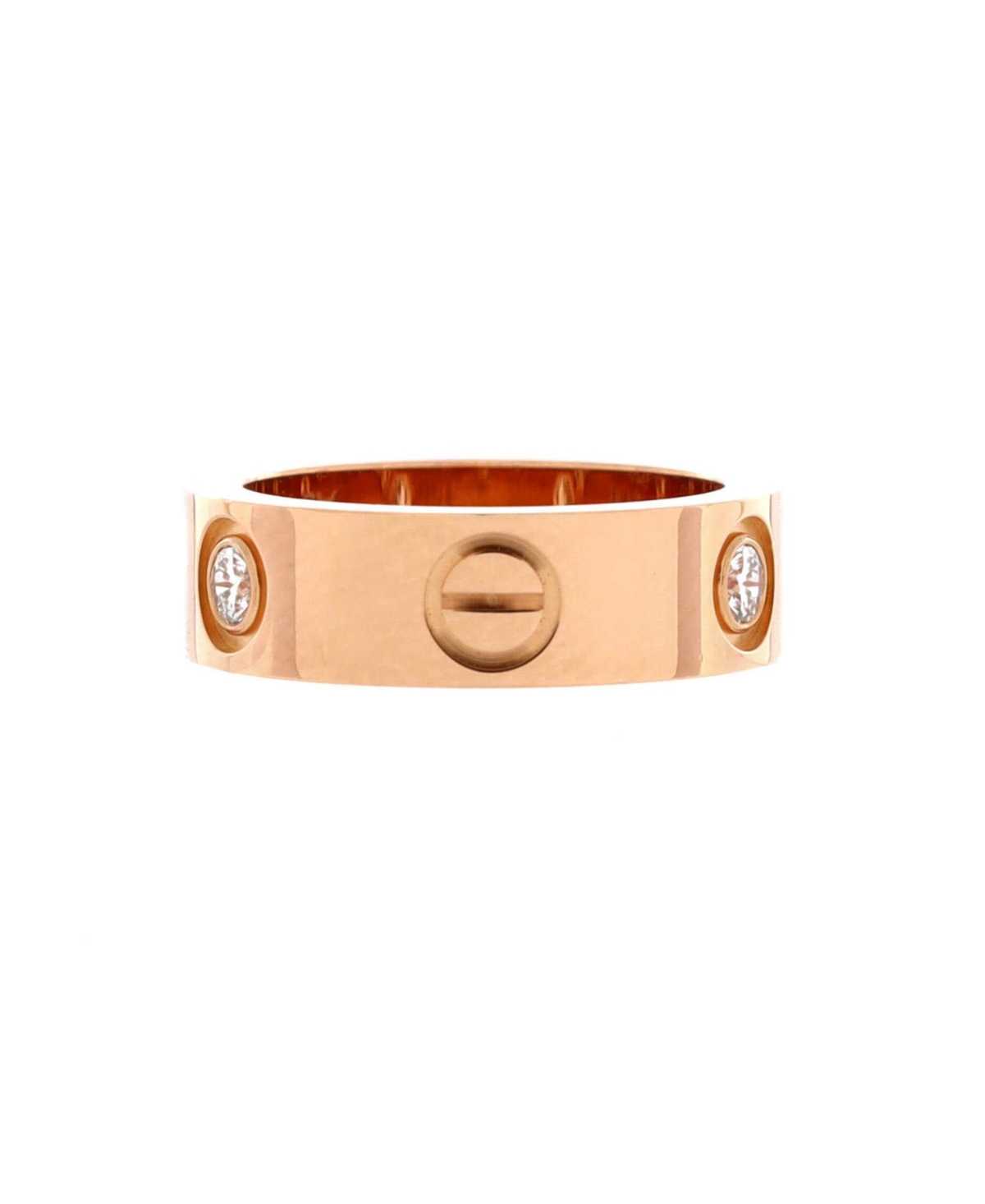 Pre-Owned Cartier Love 3 Diamonds Band Ring