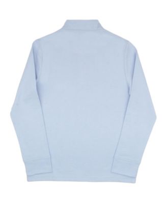 Boys Quarter-Zip Long Sleeve Knit Shirt
