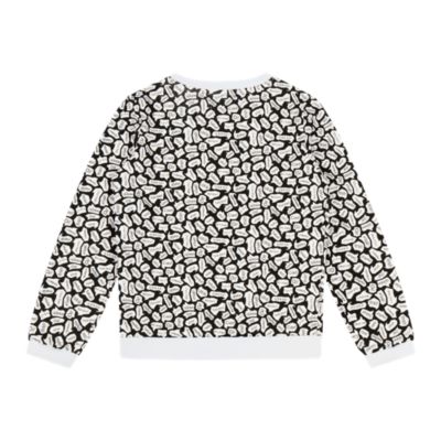 Kids Crewneck Sweatshirt and Jogger Pants Set - Black/White-Hello