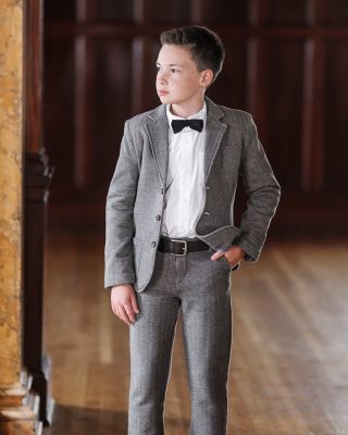 Little and Big Boys' Fleece Suit Blazer Made with Organic Cotton