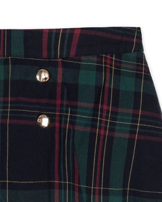 Little and Big Girls' Organic Pull-on Double Button Party Skirt