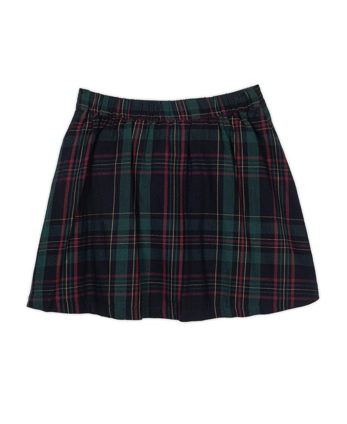 Hope & Henry Little and Big Girls' Organic Pull-on Double Button Party Skirt