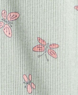 Girls' Toddler 2T-5T Butterfly Long-Sleeve Sweater and Pants, 2-Piece Set