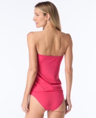 Strapless Draped Tankini Top