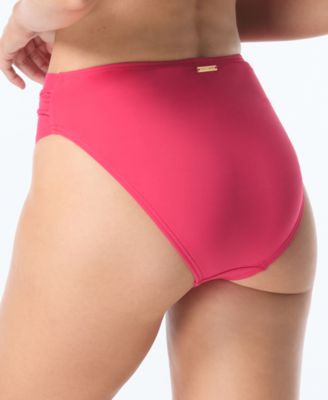 Women's Twist-Waist Mid-Rise Bikini Bottoms