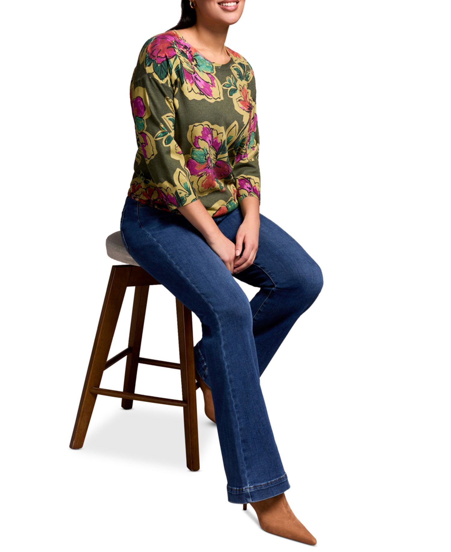 Women's Audrey Boundless Stretch Denim Pull-On Flare Jeans