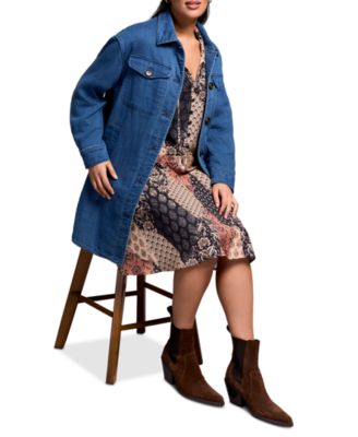 Women's Quilted Cotton Button Front Jacket