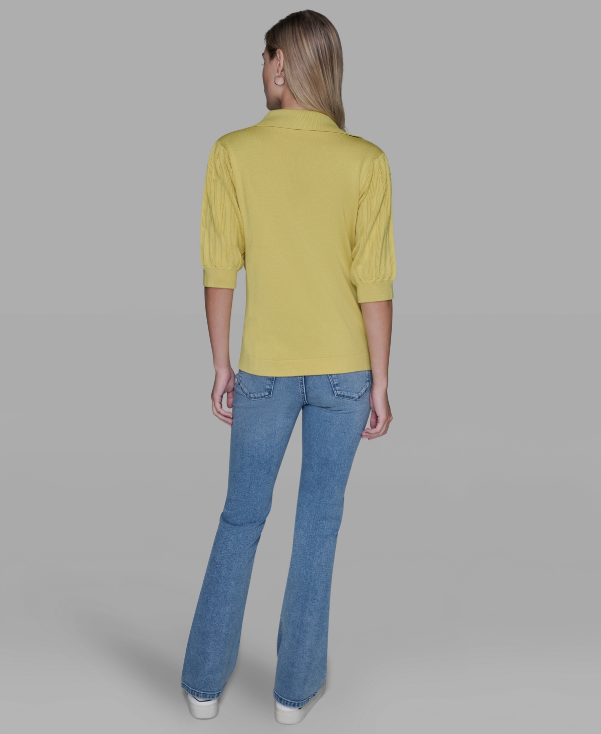 Karl Lagerfeld Paris Women's V-Neck Top