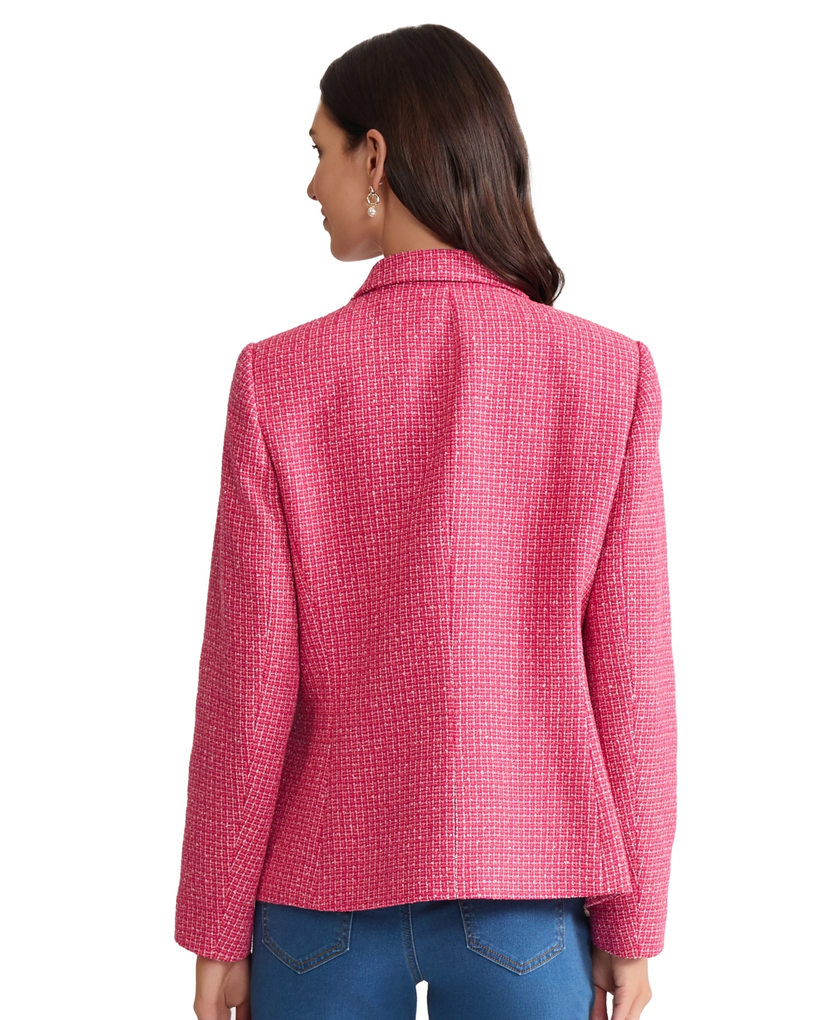 Jones New York Women's Double-Breasted Collared Jacket