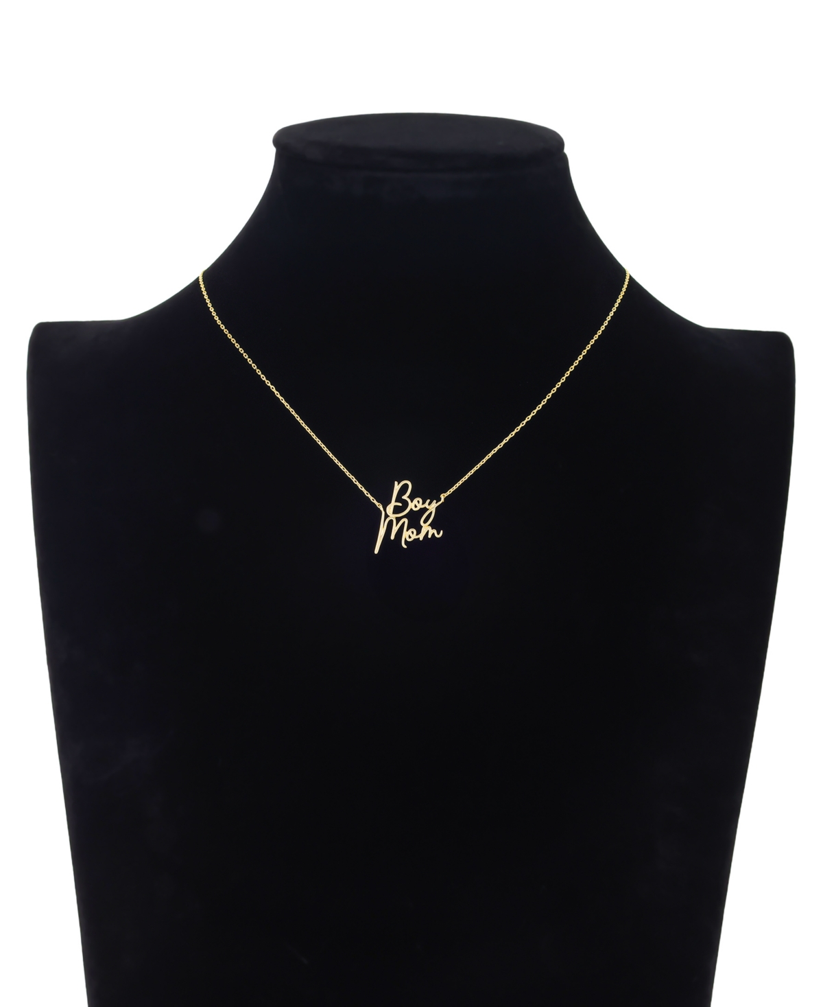 Unwritten Boy Mom Pendant Necklace