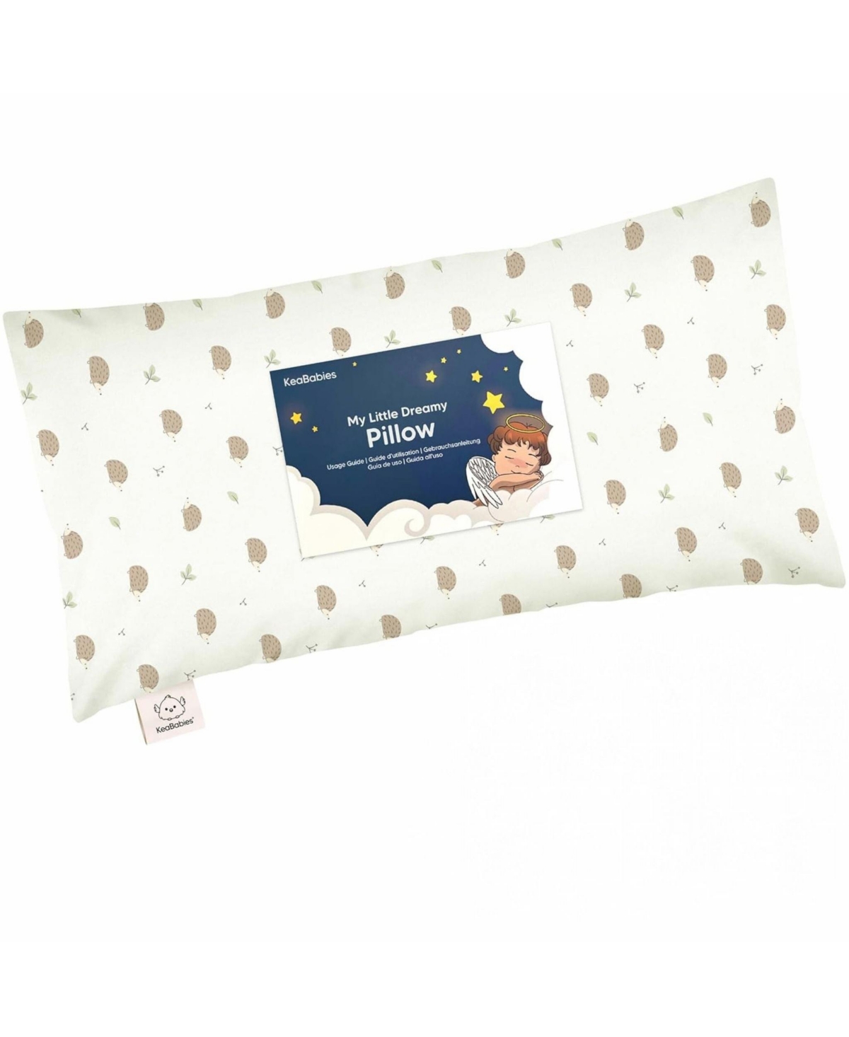 KeaBabies Toddler Buddy Pillow with Pillowcase, 10X18 Soft Cotton Pillows for Sleeping