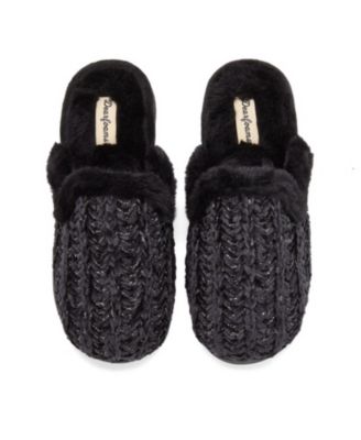 Women's Paris Chenille Shaped Tab Scuff Slipper