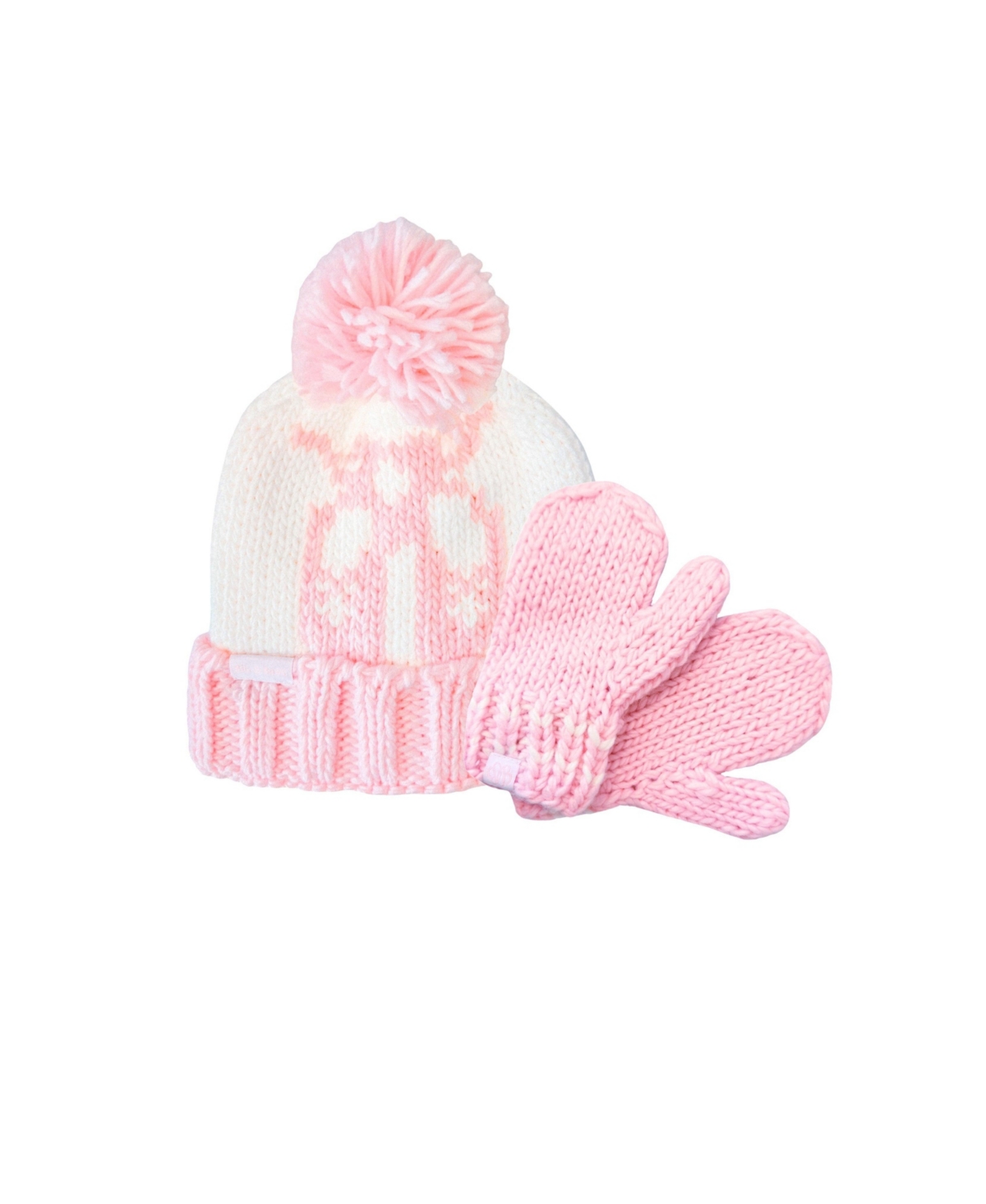 Bits & Bows Girls Ballet Slippers Bobble Hat