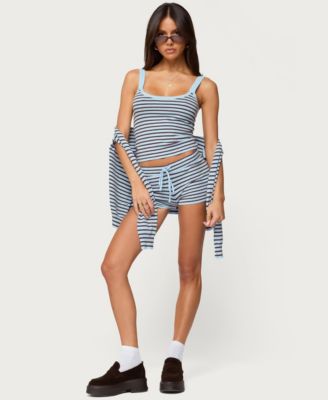 Women's Lillian Striped Knit Shorts