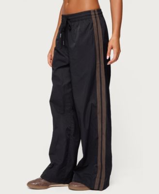 Womens Kieran Stripey Nylon Track Pants