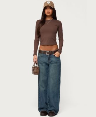 Women's Heartly Low Rise Straight Leg Jeans
