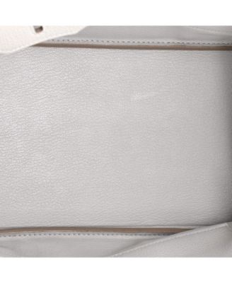 Birkin 30 Handbag Grey Togo with Palladium Hardware