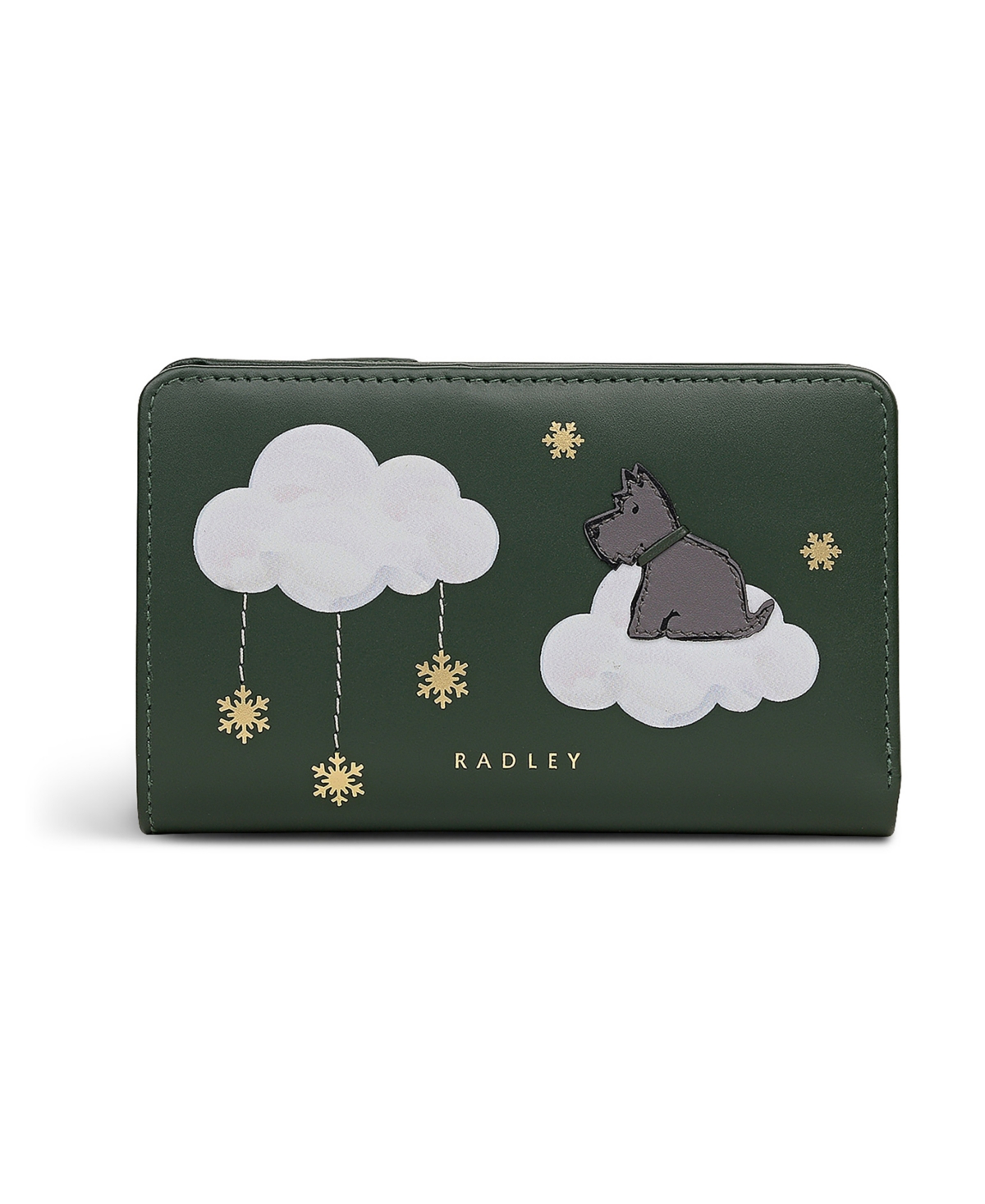 Radley London It's Written In The Snowflakes Bifold Wallet In Green