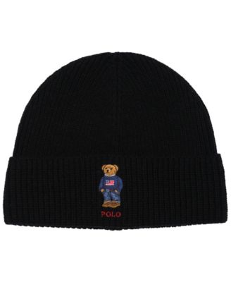 Polo Ralph Lauren - Men's Solid Flag Bear Beanie