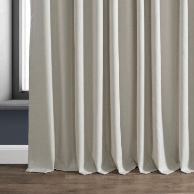 Extra Wide Performance Linen Hotel Blackout Curtain
