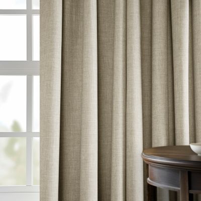 Grommet Performance Linen Hotel Blackout Curtain