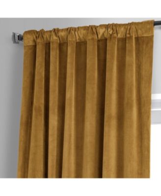 Signature Plush Velvet Hotel Blackout Curtain