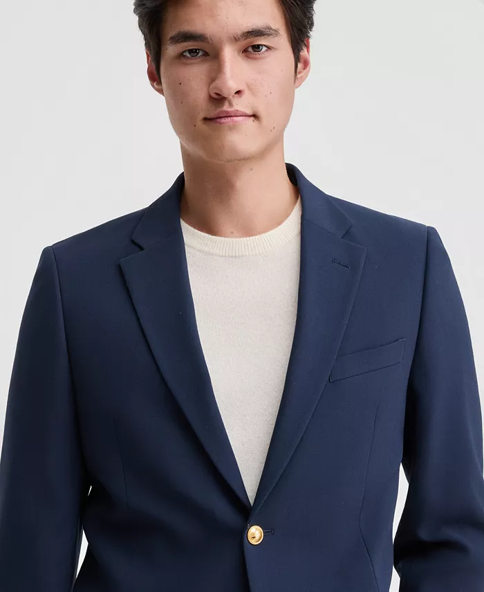 Men's Modern-Fit Active Stretch Solid Blazer - thumbnail 3