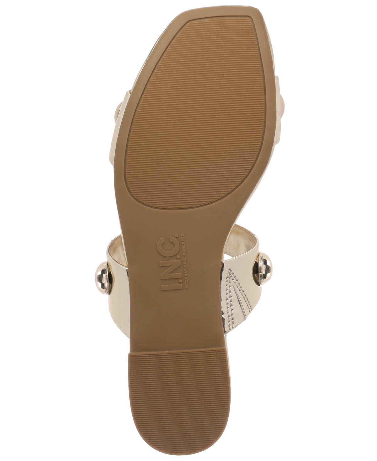 Inc International Concepts Women's Gretelle Slip-on Flat Sandals, Macy's Exclusive In Gold