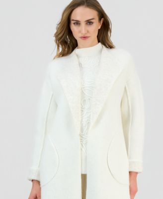 Women's Open-Front Long Cardigan