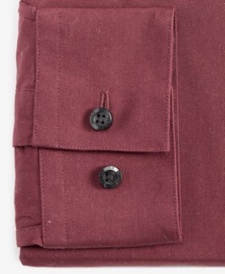 Men's Modern-Fit Solid Poplin Dress Shirt