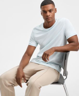 Men's Mercerized Cotton Short Sleeve Crewneck T-Shirt, Created for Macy's