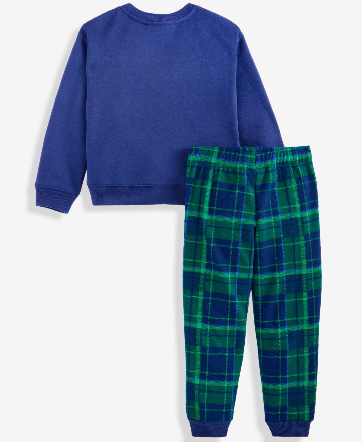 Macy's Epic Threads Boys Toddler 2t-4t 2-pc. T-rex Shirt & Plaid Pants Set,  Exclusive In Multi