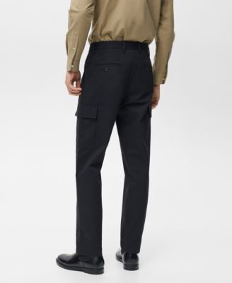 Men's Regular-Fit Cotton Cargo Pants