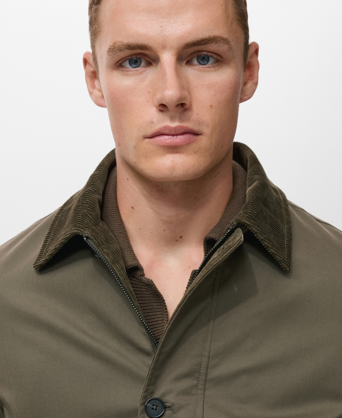 Mango Men's Pockets Water-Repellent Jacket